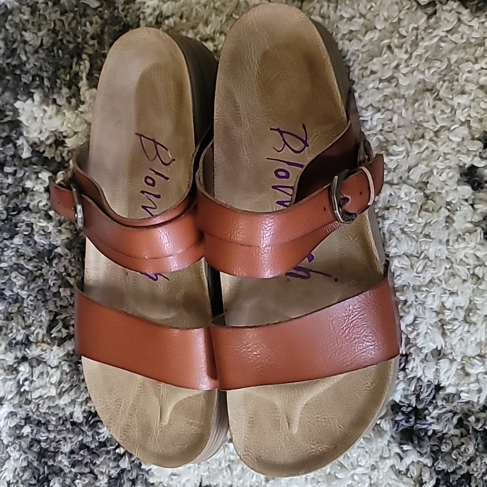 blowfish Malibu platform sandals Marge size 10
